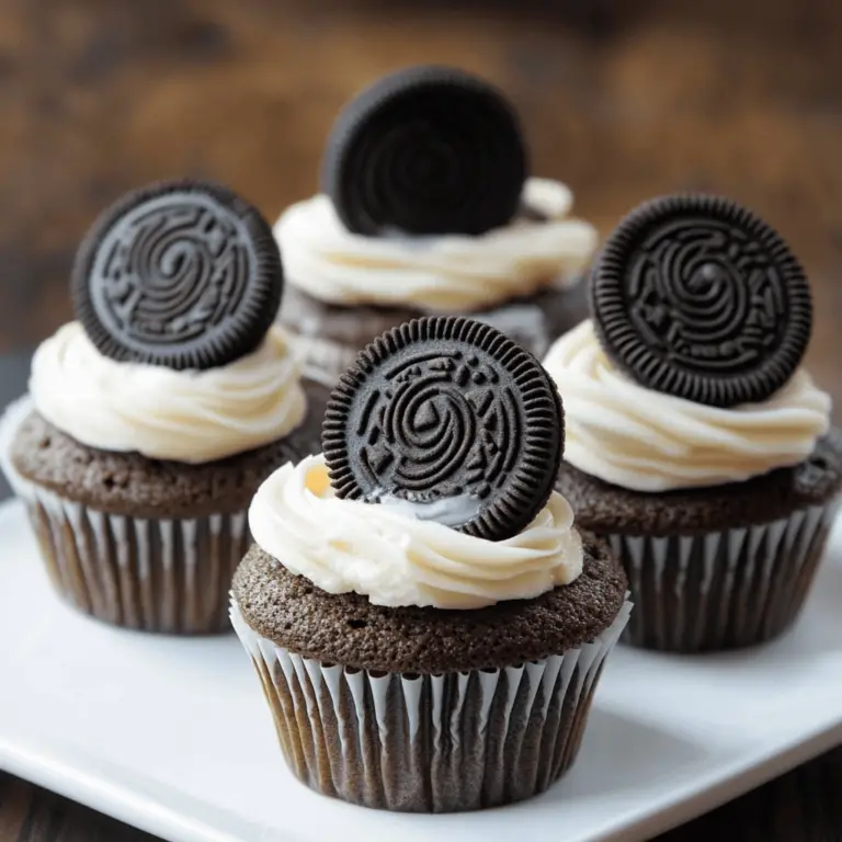 Cupcakes de Oreo