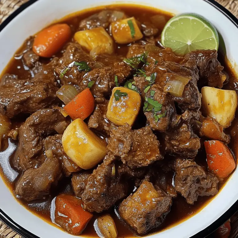 Mechado de Carne: Un Guiso Tradicional y Delicioso
