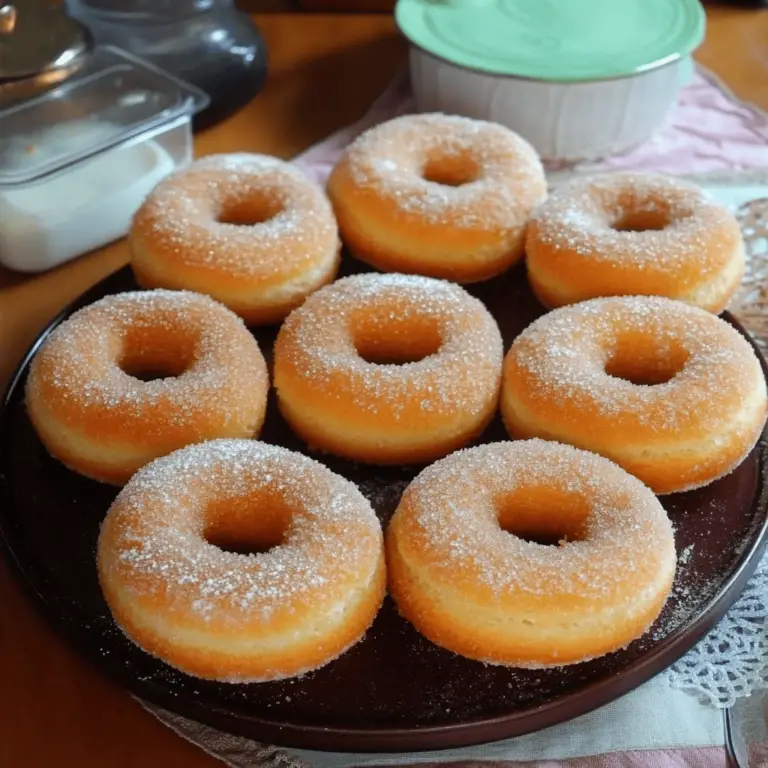 Donas de Azúcar: Un Clásico Dulce y Esponjoso