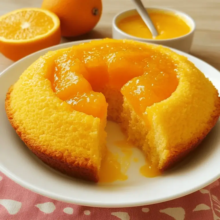 Queque de Naranja en Licuadora