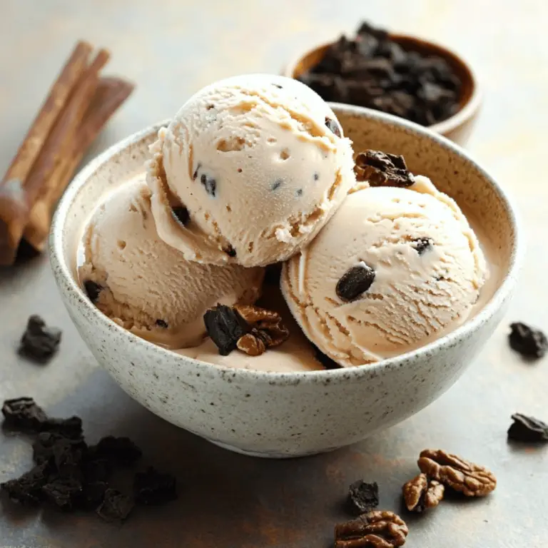 Helado de Ron con Pasas: Un Placer Irresistible para tu Paladar ✨