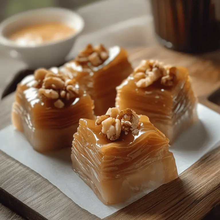 Vasitos de Baklava con Caramelo y Nueces: Un Tesoro de Capas y Dulzura