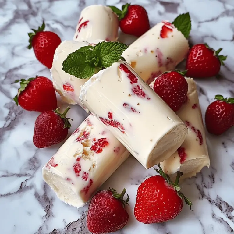 Helado de Fresas con Crema en Bolsita: Un Bocado Refrescante y Casero para Disfrutar en Cualquier Lugar 🌟