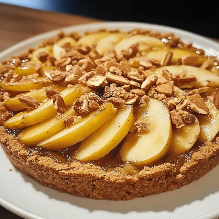 Tarta de Manzana y Almendra: Un Clásico Horneado con un Toque Frutal y Aromático 🌟