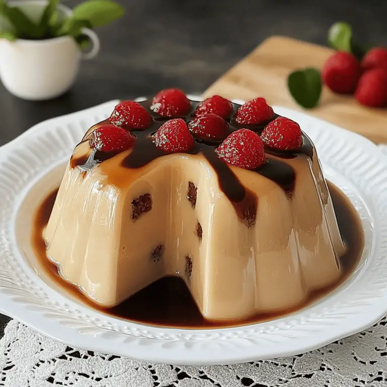 Gelatina de Café con Tres Leches: Un Postre Clásico con un Giro Aromático y Cremoso 🌟