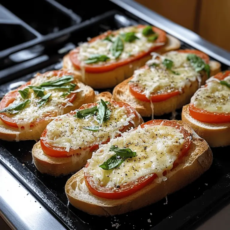 Pan de Tomate, Albahaca y Ajo: Una Bruschetta Elevada al Cuadrado 🌟