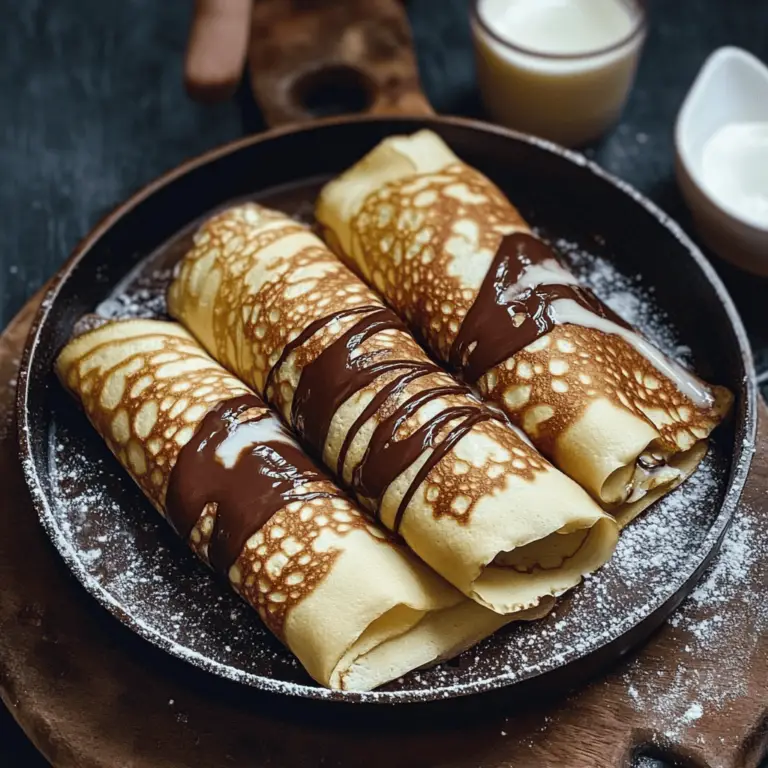 Crepes de Chocolate: El Dulce Abrazo de la Delicadeza y el Sabor 🌟