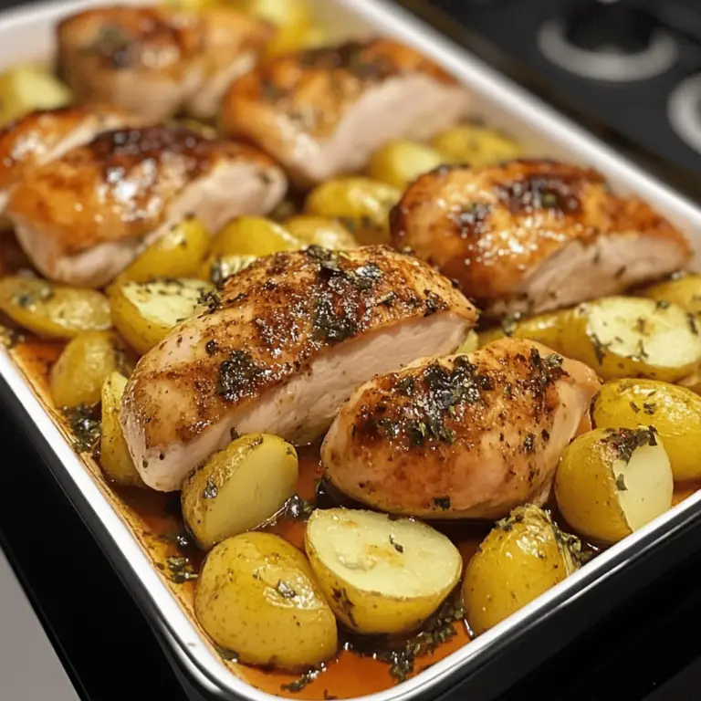 Pollo Asado con Papas: Un Clásico Dorado y Reconfortante 🌟