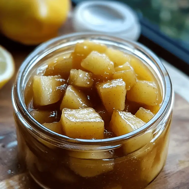 Mermelada de Manzana Sin Azúcar: Dulzura Natural y Confort Casero 🌟
