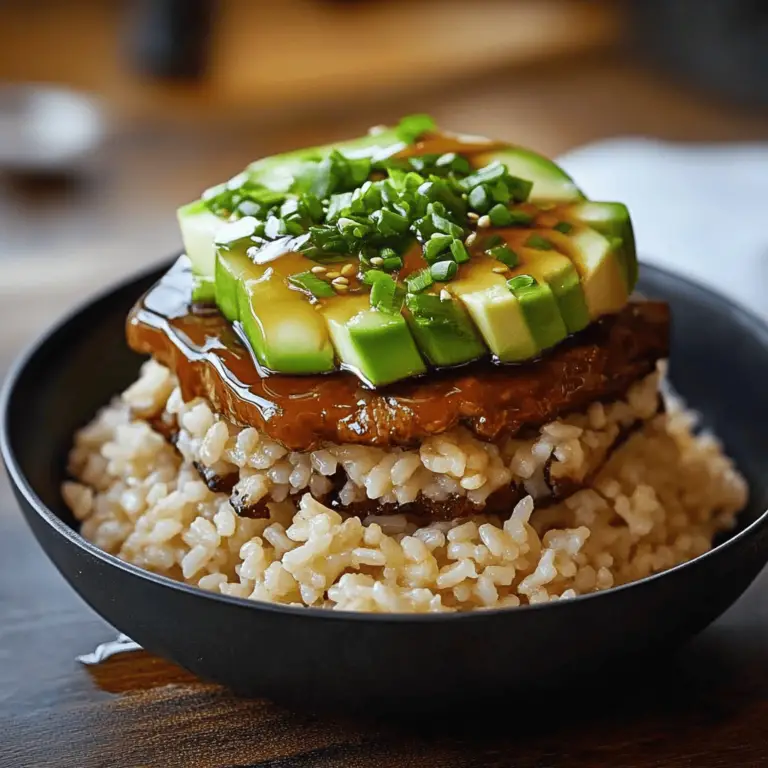 Arroz con Teriyaki de Res y Aguacate: Un Viaje de Sabores Orientales