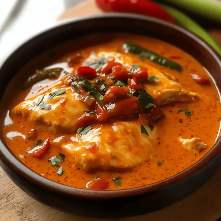Queso panela en chile rojo con nopales