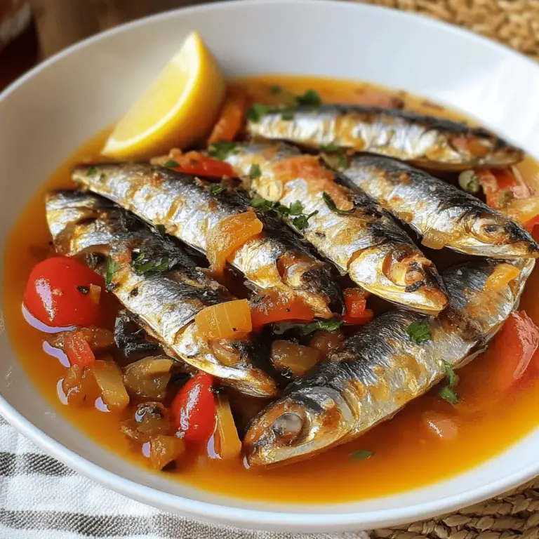 Sardinas en Salsa: Un Tesoro Mediterráneo Lleno de Sabor y Tradición