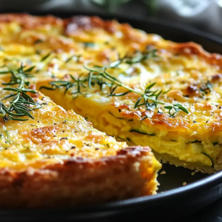 Pastel de Calabacín y Queso al Horno (Receta Española de Verano)