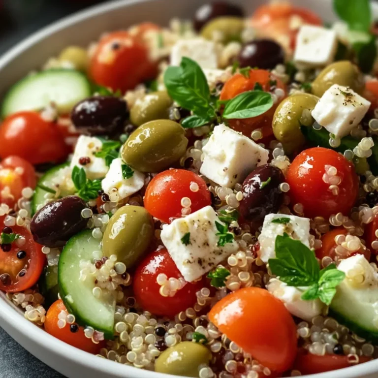 Ensalada Mediterránea de Quinoa: Una Receta Fresca y Saludable Para el Verano