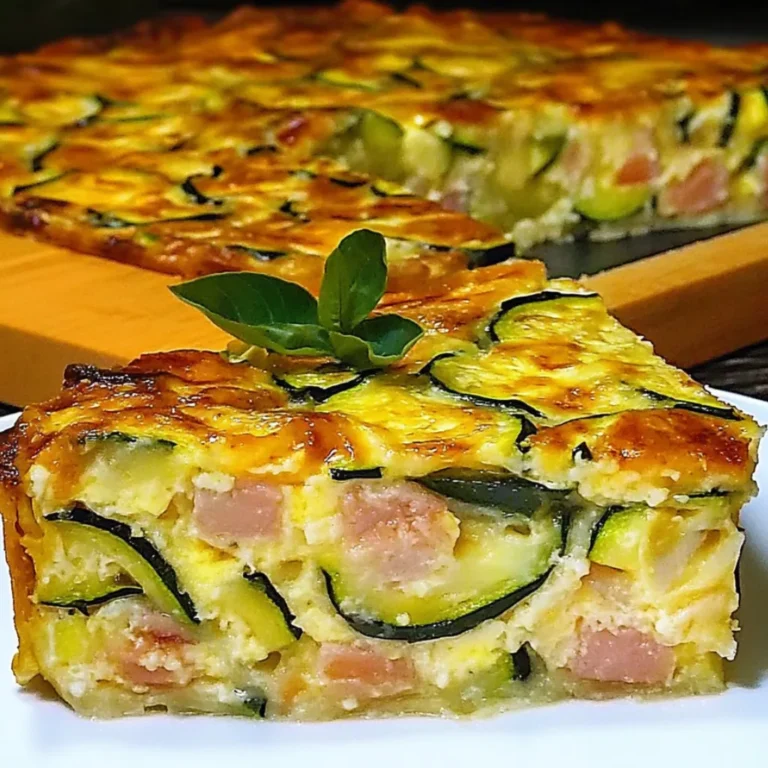 Pastel Salado de Calabacín y Queso: Ligero, Esponjoso y Mediterráneo