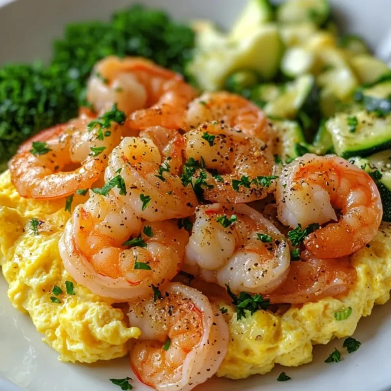 Huevos Revueltos con Gambas y Calabacín al Ajillo: Receta Mediterránea de Verano