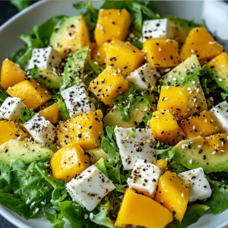 Ensalada de Aguacate, Mango y Queso Fresco: La Receta Refrescante que Conquista el Verano