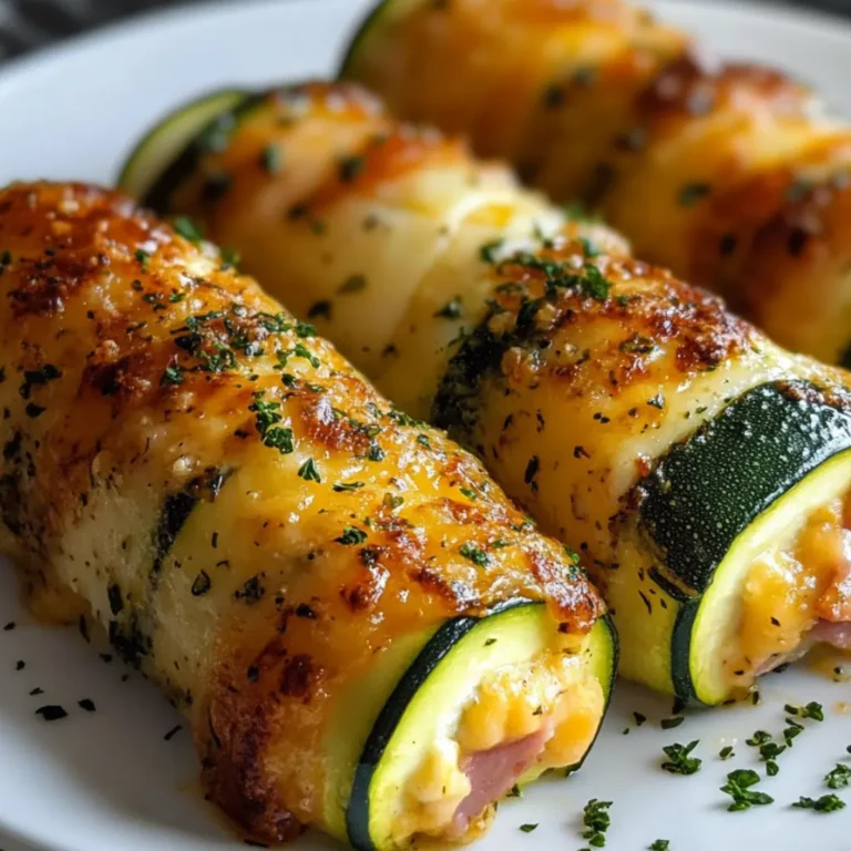 Rollitos de calabacín rellenos de queso y carne: una cena mediterránea ligera y deliciosa para el verano