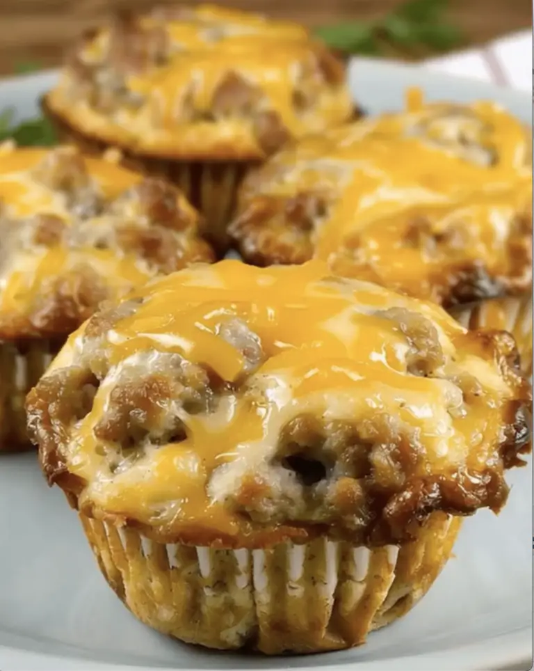 Muffins de Salchicha con Bisquick: El Desayuno Rápido que Te Hará Sonreír
